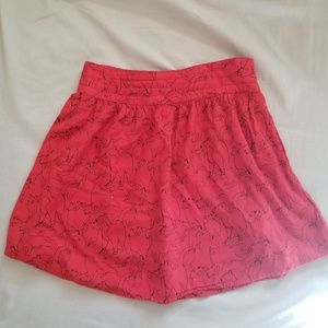 Urban Outfitters Kimchi Blue Red Cat Skirt